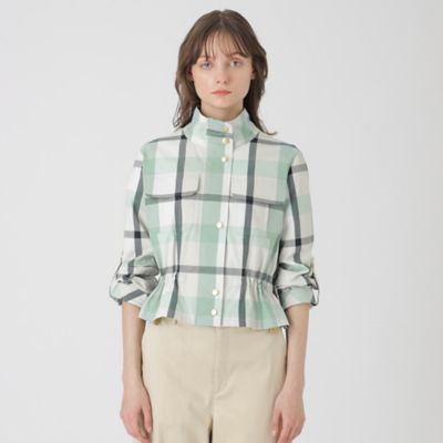 店舗限定】クレストブリッジチェックコットンソロストレッチショート