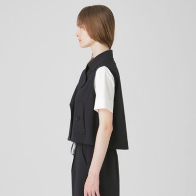 ハイカウントナノショートベスト（55F15578＿＿） | BLUE