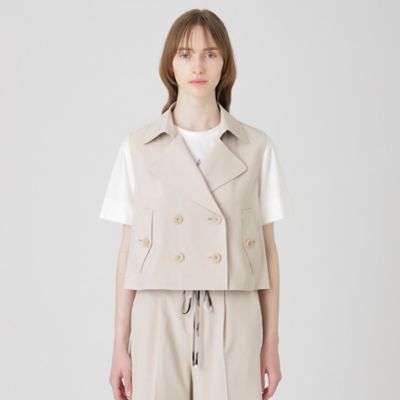 ブルーレーベルクレストブリッジ ハイカウントナノショートベスト ハイカウントナノショートベスト（55F15578＿＿） | BLUE