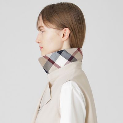 ハイカウントナノショートベスト（55F15578＿＿） | BLUE