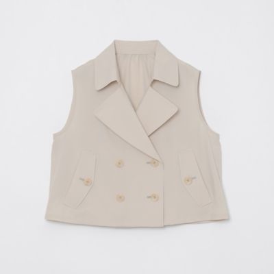 ハイカウントナノショートベスト（55F15578＿＿） | BLUE