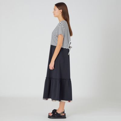 【美品】ブルーレーベルクレストブリッジ　コンパクトコットンポンチワンピース　S ブルーレーベルクレストブリッジ コンパクトクリアポンチ