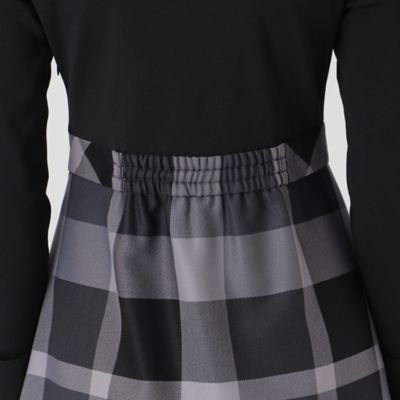 クレストブリッジチェッククロッシングビエラドッキングドレス