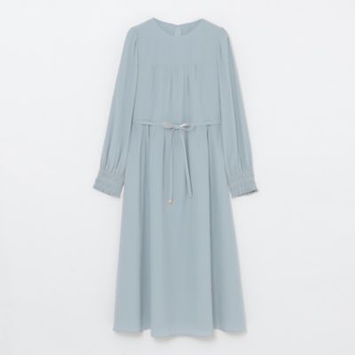 ✨未使用級 ブルーレーベルクレストブリッジ ニットワンピース フレア 金ボタン ブルーレーベルクレストブリッジ 長袖ニット ワンピース 金