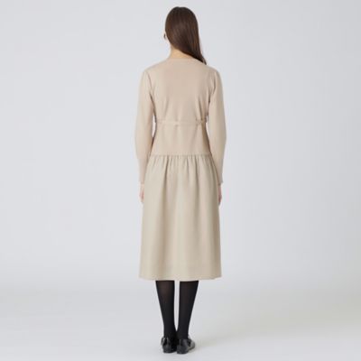 新品タグ付ブルーレーベルクレストブリッジハイツイストレーヨンストレッチドレス36 ハイツイストレーヨンストレッチドレス（55J05406＿＿