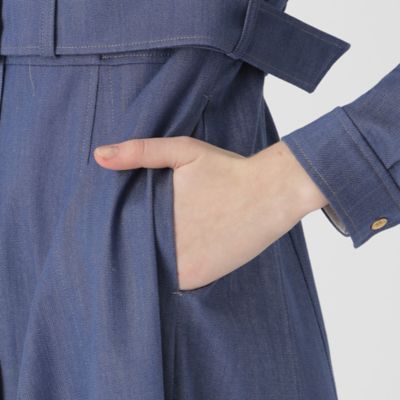 スラブシャンブレーデニムドレス（55J05507＿＿