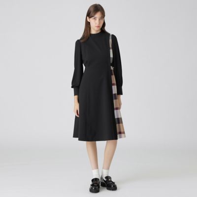 ＜BLUE LABEL CRESTBRIDGE (Women)＞ナチュラルドライポプリンドレス（５５Ｊ０６４３２＿＿）