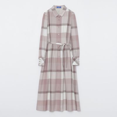 クレストブリッジチェックエアリーツイルワンピース