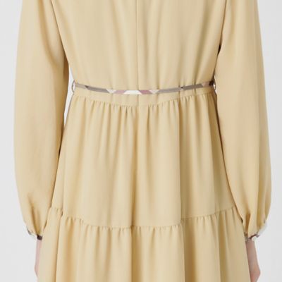 ブルークレストブリッジ　ジョーゼットビンテージドレス ジョーゼットビンテージドレス（ドレス）｜BLUE LABEL