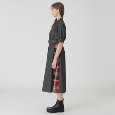 新品タグ付き♪ブルーレーベルクレストブリッジ デニム風ショートブルゾン 完売品 ブルーレーベル・クレストブリッジ公式(ブルーレーベル/ブラック