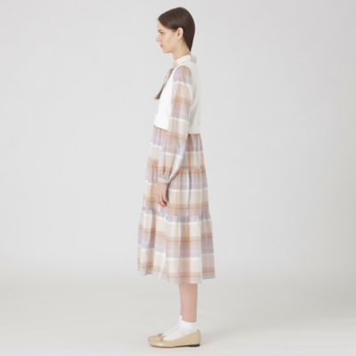 クレストブリッジチェックシャドードビードッキングドレス（５５Ｊ０８５２０＿＿）