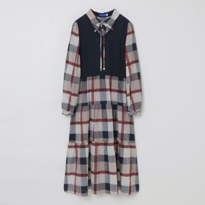 クレストブリッジチェックシャドードビードッキングドレス（５５Ｊ０８５２０＿＿）