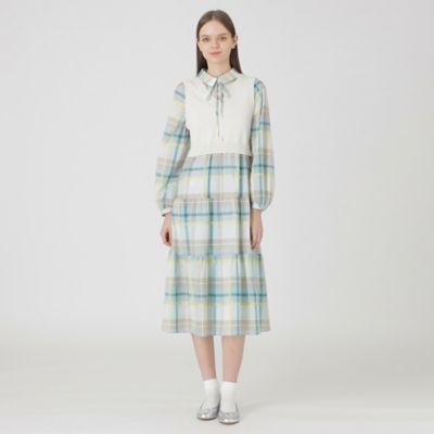 クレストブリッジチェックシャドードビードッキングドレス（５５Ｊ０８５２０＿＿）