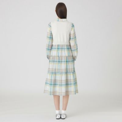 クレストブリッジチェックシャドードビードッキングドレス（５５Ｊ０８５２０＿＿）