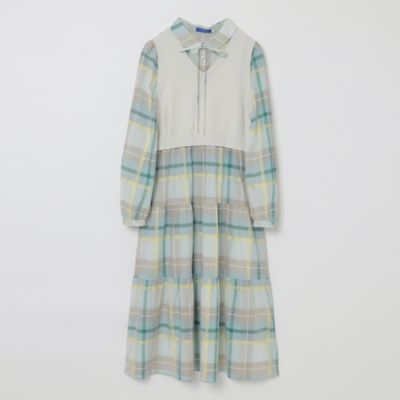 クレストブリッジチェックシャドードビードッキングドレス（５５Ｊ０８５２０＿＿）