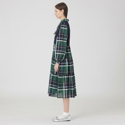 クレストブリッジチェックシャドードビードッキングドレス（５５Ｊ０８５２０＿＿）