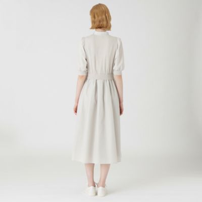 美品　ブルーレーベル クレストブリッジ　プレーンストレッチブロードワンピース BLUE LABEL CRESTBRIDGE - ブルーレーベルクレストブリッジ