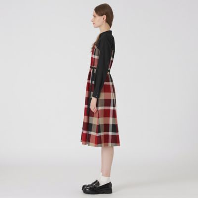 クレストブリッジチェッククロッシングビエラドッキングドレス（５５Ｊ１０４４５＿＿）