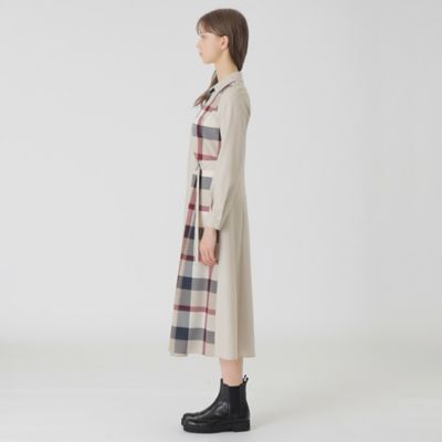新品BLUE LABEL CRESTBRIDGEパーシャルチェックスカート 36 BLUE LABEL CRESTBRIDGE スカート パーシャルチェックスカート