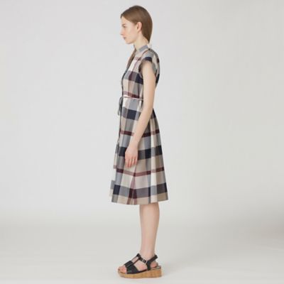 クレストブリッジチェックライトクロッシングツイルドレス