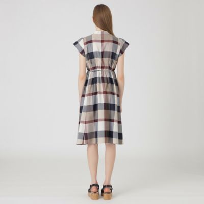 クレストブリッジチェックライトクロッシングツイルドレス