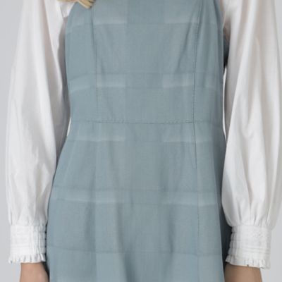 クレストブリッジチェックジャカードジャンパードレス（５５Ｊ１３１４５＿＿）