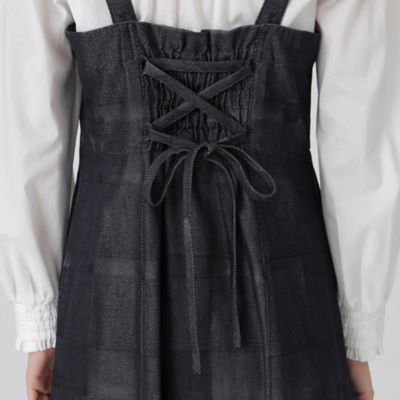 クレストブリッジチェックジャカードジャンパードレス（５５Ｊ１３１４５＿＿）