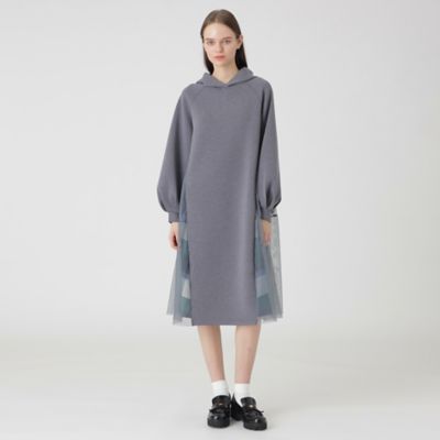 ＜BLUE LABEL CRESTBRIDGE (Women)＞バックチュールポンチドレス（５５Ｊ１３４０６＿＿）