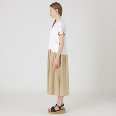 ストレッチプルーフクロスパーシャルドレス（55J13518＿＿