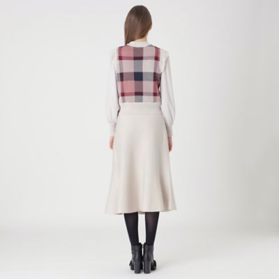 クレストブリッジチェックニットジャカードセットアップ（５５Ｊ１３８６０＿＿） | BLUE LABEL CRESTBRIDGE (Women)/ ブルーレーベル・クレストブリッジ | 三越伊勢丹オンラインストア・通販【公式】