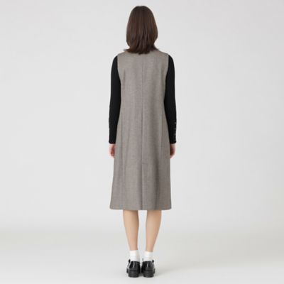 ツイードジャンパードレス（55J14639＿＿） | BLUE