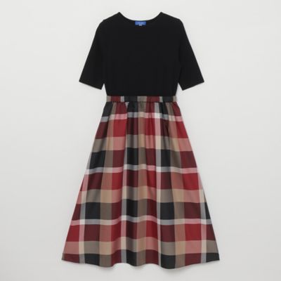 WEB限定】カーデ付きニットドッキングドレス