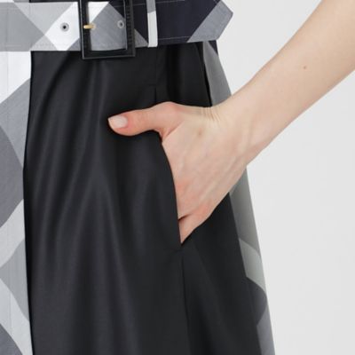 クレストブリッジチェックライトクロッシングツイル切替ドレス（５５Ｊ１６５１０＿＿）
