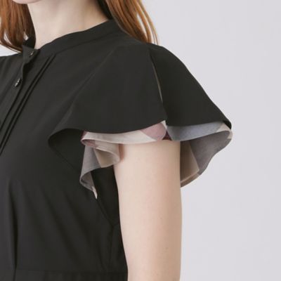 シルキータフタシャツドレス（55J17163＿＿） | BLUE LABEL