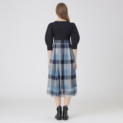 シフォンコンビドレス（55J19670＿＿） | BLUE LABEL