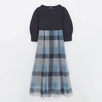 シフォンコンビドレス（55J19670＿＿） | BLUE LABEL