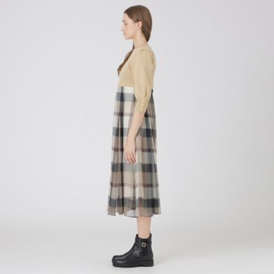 シフォンコンビドレス（55J19670＿＿） | BLUE LABEL