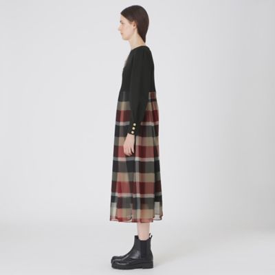 シフォンコンビドレス（55J19674＿＿） | BLUE LABEL