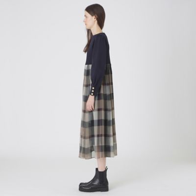 シフォンコンビドレス（55J19674＿＿） | BLUE LABEL