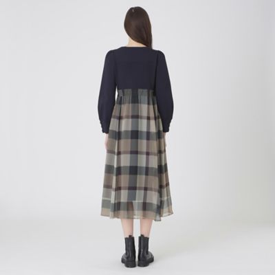 シフォンコンビドレス（55J19674＿＿） | BLUE LABEL