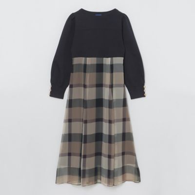 シフォンコンビドレス（55J19674＿＿） | BLUE LABEL