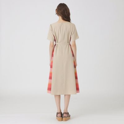 ウェザーストレッチチェックコンビドレス（５５Ｊ２４５５２＿＿）