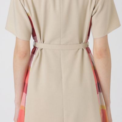 ウェザーストレッチチェックコンビドレス（５５Ｊ２４５５２＿＿）