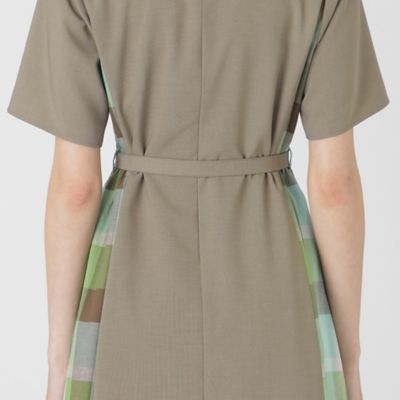 ウェザーストレッチチェックコンビドレス（５５Ｊ２４５５２＿＿）