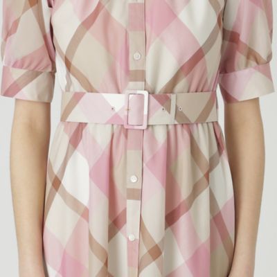 ≪１０％ＯＦＦ対象外≫【一部店舗限定】クレストブリッジチェックシアーポプリンドレス（５５Ｊ３０５６４＿＿）