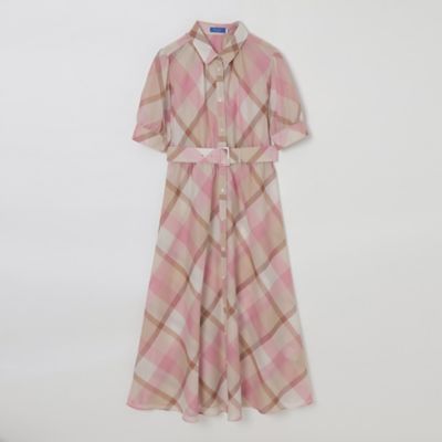 ≪１０％ＯＦＦ対象外≫【一部店舗限定】クレストブリッジチェックシアーポプリンドレス（５５Ｊ３０５６４＿＿）