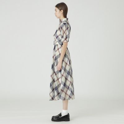 ≪１０％ＯＦＦ対象外≫【一部店舗限定】クレストブリッジチェックシアーポプリンドレス（５５Ｊ３０５６４＿＿）