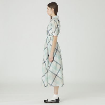 ≪１０％ＯＦＦ対象外≫【一部店舗限定】クレストブリッジチェックシアーポプリンドレス（５５Ｊ３０５６４＿＿）