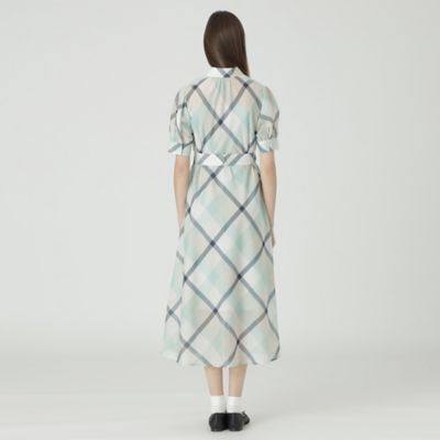 ≪１０％ＯＦＦ対象外≫【一部店舗限定】クレストブリッジチェックシアーポプリンドレス（５５Ｊ３０５６４＿＿）