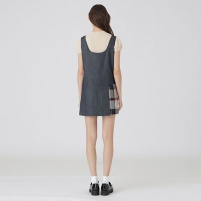 ブルーレーベルクレストブリッジ　デニムジャンパースカート36 BLUE LABEL CRESTBIREDGE デニムジャンパースカート 36 BLUE LABEL